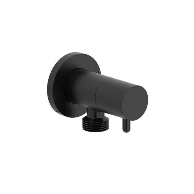 Riobel - Handshower Outlet With Integrated Volume Control - Black