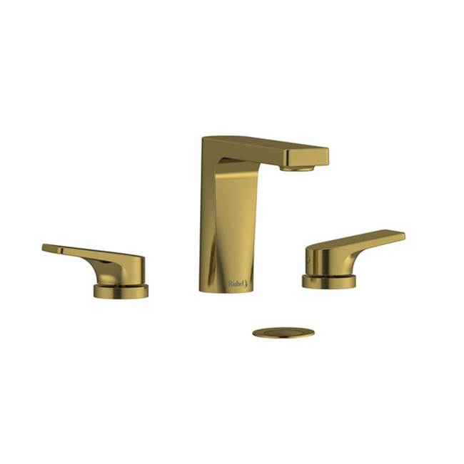 Riobel - OdeE Widespread Lavatory Faucet - Brushed Gold