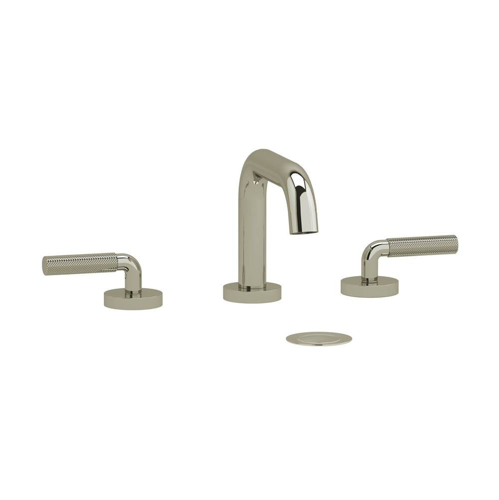 Riobel - RiuE Widespread Lavatory Faucet With U-Spout - Polished Nickel