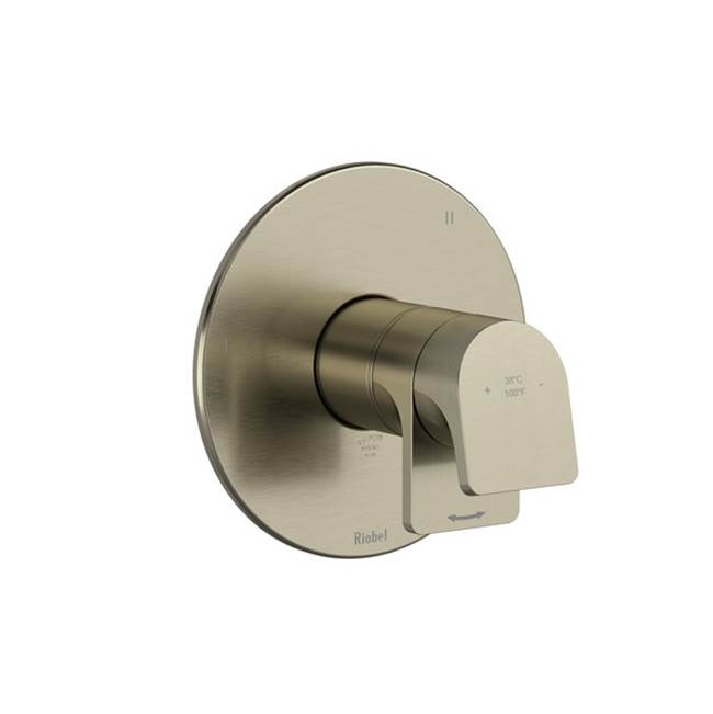 Riobel - OdeE 1/2'' Therm & Pressure Balance Trim With 5 Functions - Brushed Nickel
