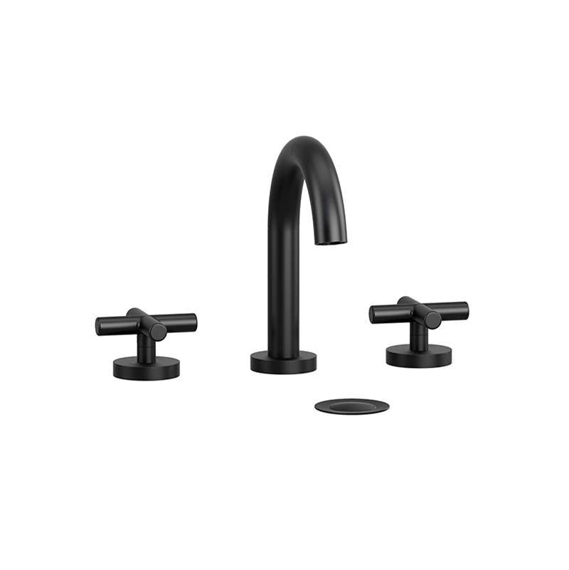 Riobel - RiuE Widespread Lavatory Faucet With C-Spout - Black