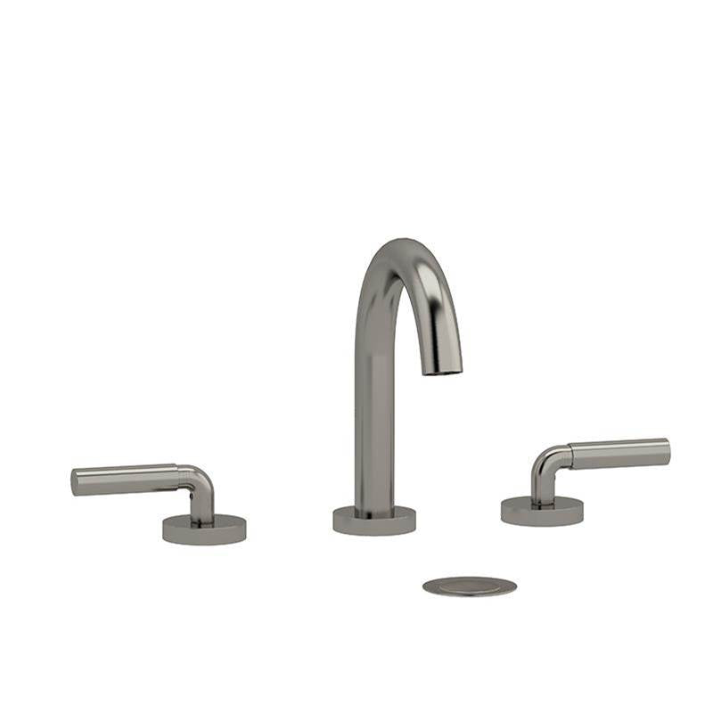 Riobel - RiuE Widespread Lavatory Faucet With C-Spout - Brushed Nickel