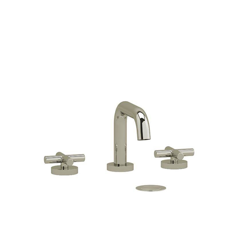 Riobel - RiuE Widespread Lavatory Faucet With U-Spout - Polished Nickel