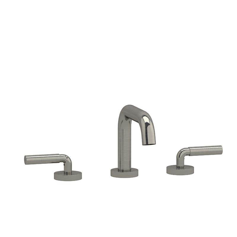 Riobel - RiuE Widespread Lavatory Faucet With U-Spout - Brushed Nickel