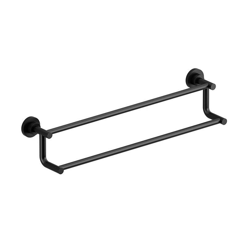 Riobel - Star Double 24'' Towel Bar - Black