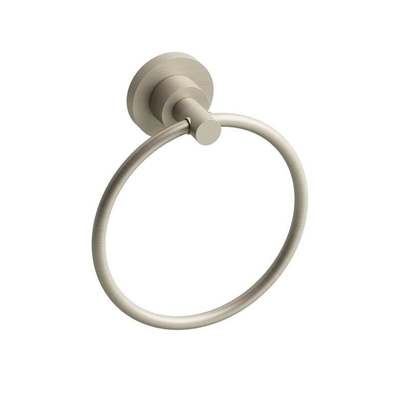 Riobel - Star Towel Ring - Brushed Nickel