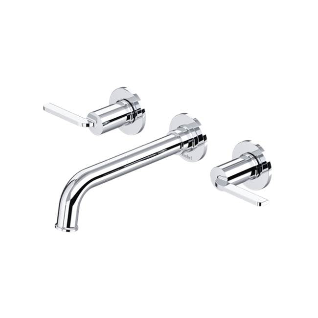 Riobel - AuthenticaE Wall Mount Lavatory Faucet Trim - Chrome