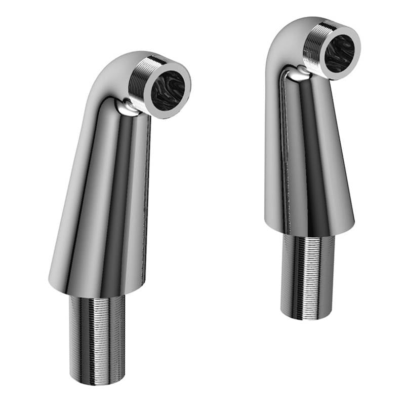 Riobel - 4'' Deck Mount Riser Pair - Polished Nickel