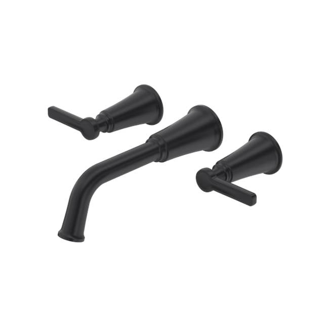 Riobel - MomentiE Wall Mount Tub Filler Trim - Black