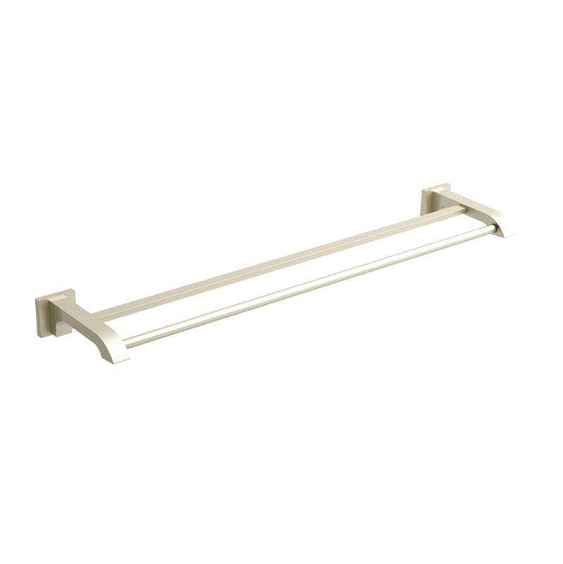 Riobel - ZendoE Double 24'' Towel Bar - Brushed Nickel