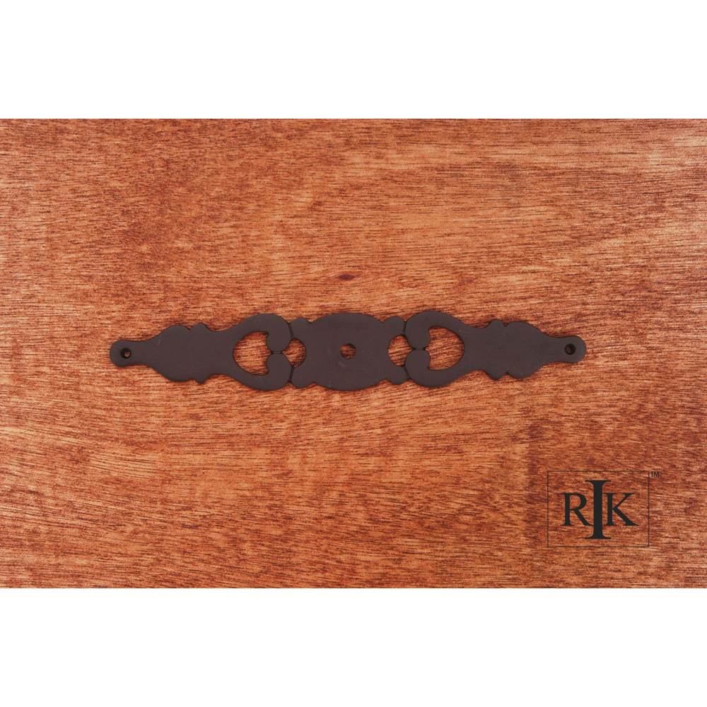 RK International - Contemporary Plate with One Hole - Oil Rubbed Bronze