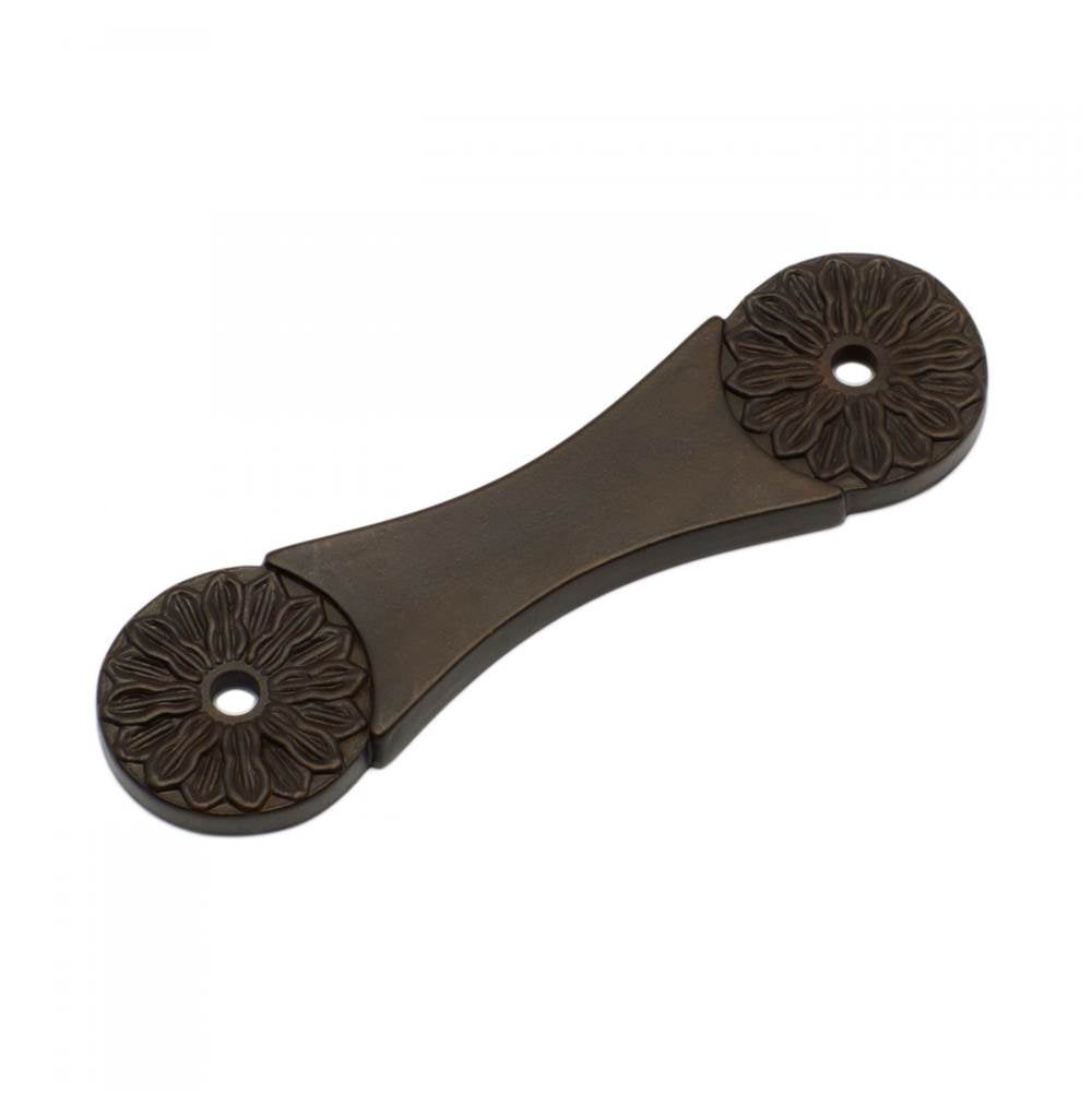 RK International - Flower Pull Backplate - Oil Rubbed Bronze