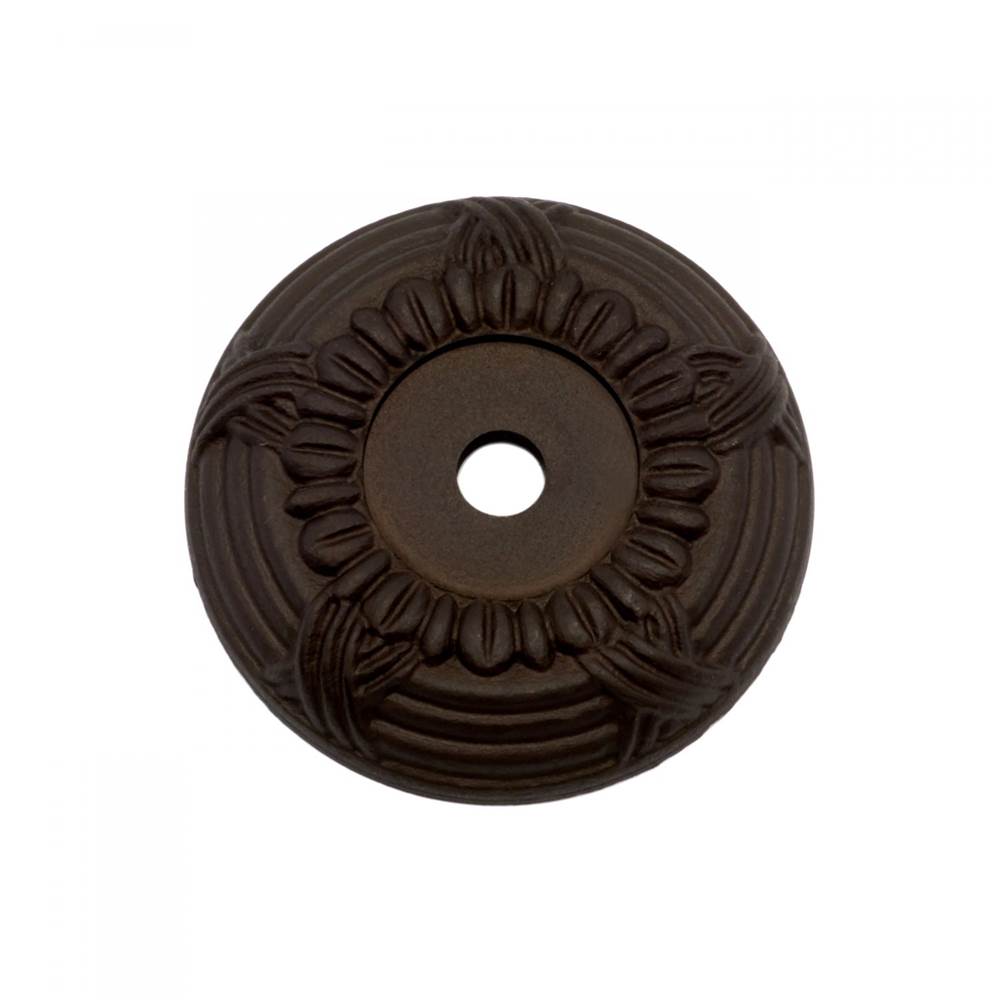 RK International - Cross and Petal Knob Backplate - Oil Rubbed Bronze
