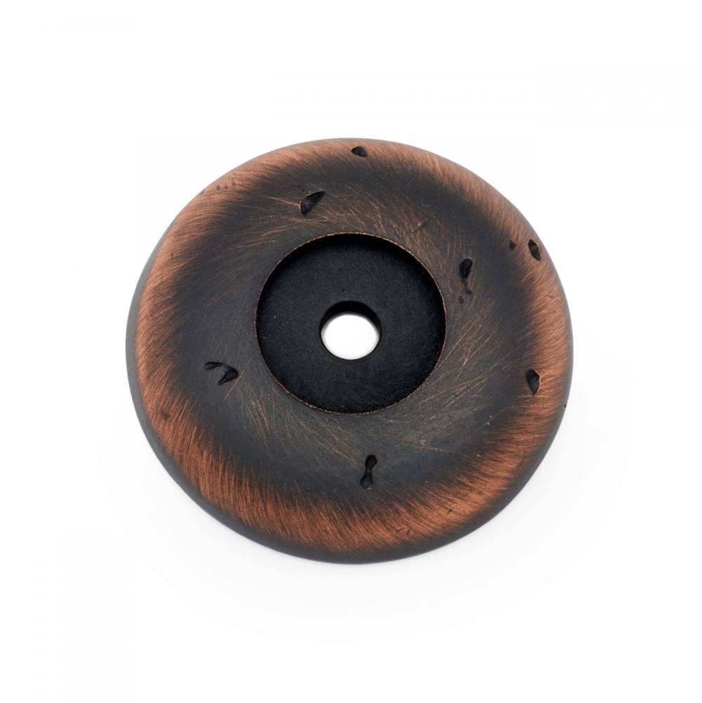 RK International - Distressed Knob Backplate - Valencia Bronze