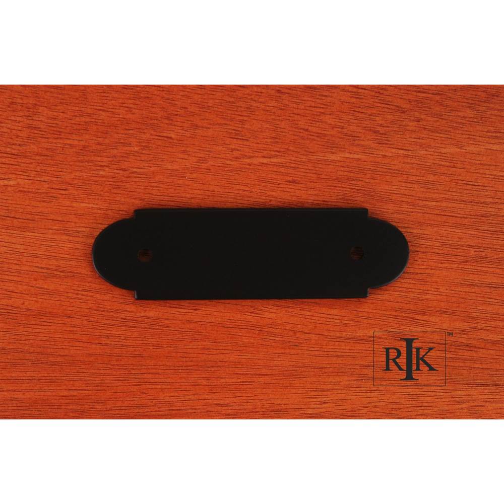 RK International - Smooth Pull Backplate - Black