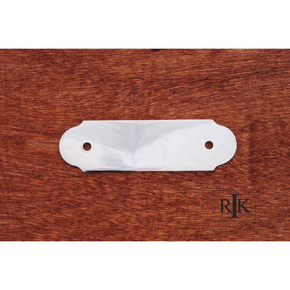 RK International - Smooth Pull Backplate - Chrome