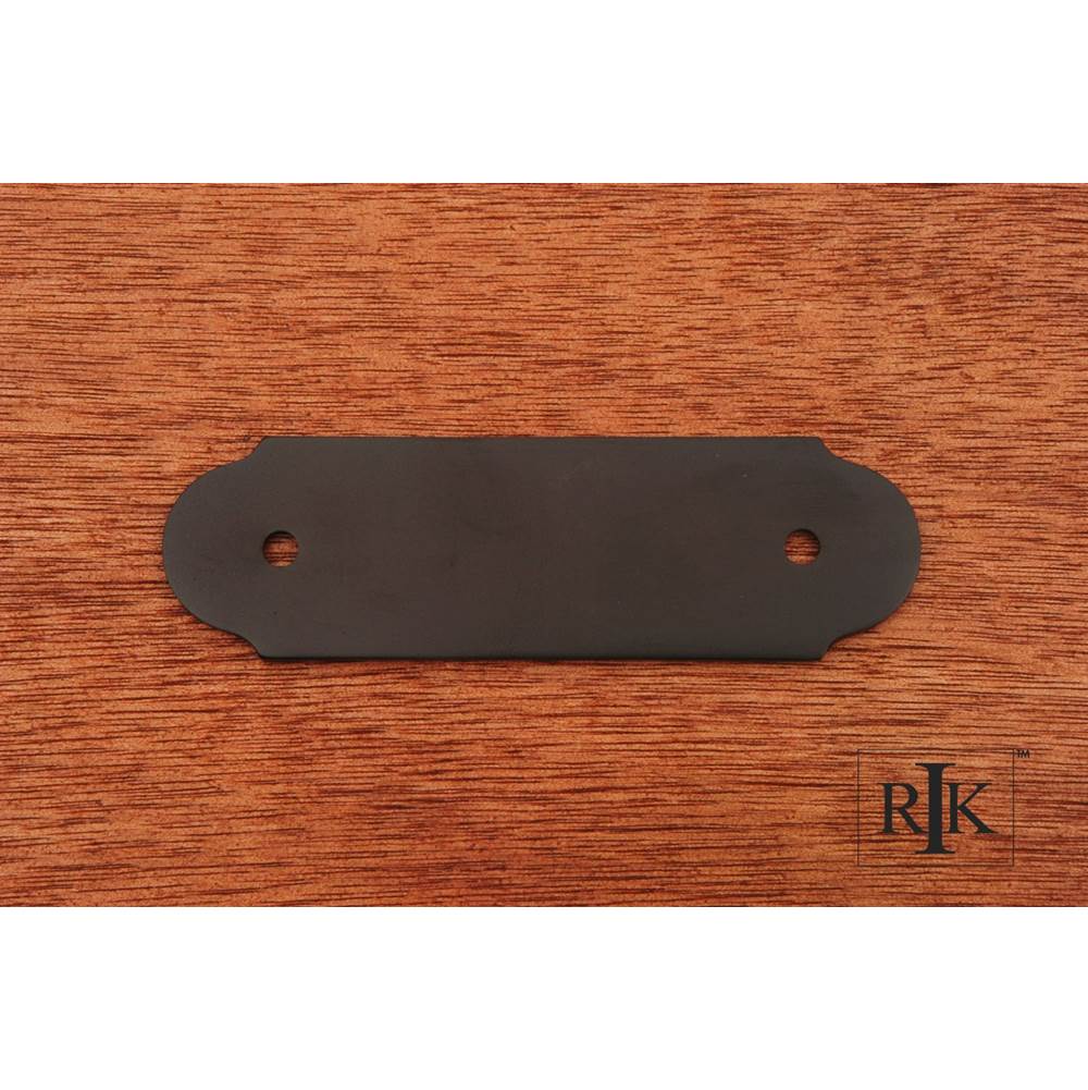 RK International - Smooth Pull Backplate - Oil Rubbed Bronze