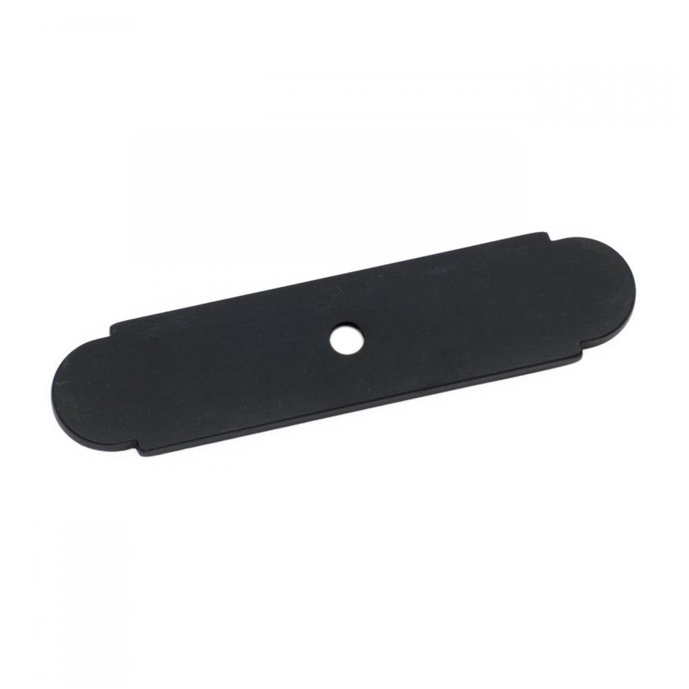 RK International - Small Backplate with One Hole - Black