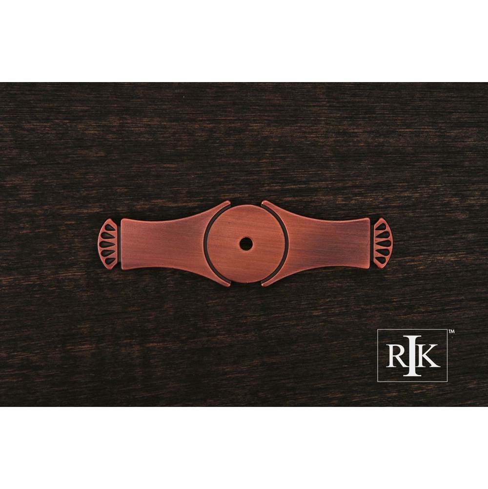 RK International - Curved Gill Ends Backplate - Distressed Copper