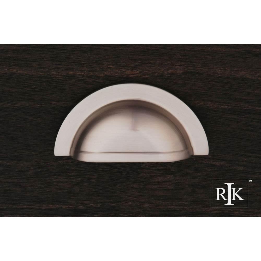 RK International - Smooth Half Circle Cup Pull - Satin Nickel