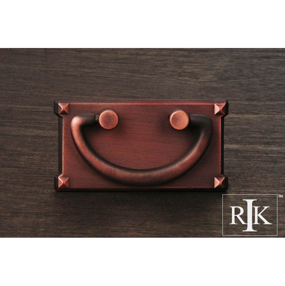 RK International - Rectangular Plated Bail Pull - Distressed Copper