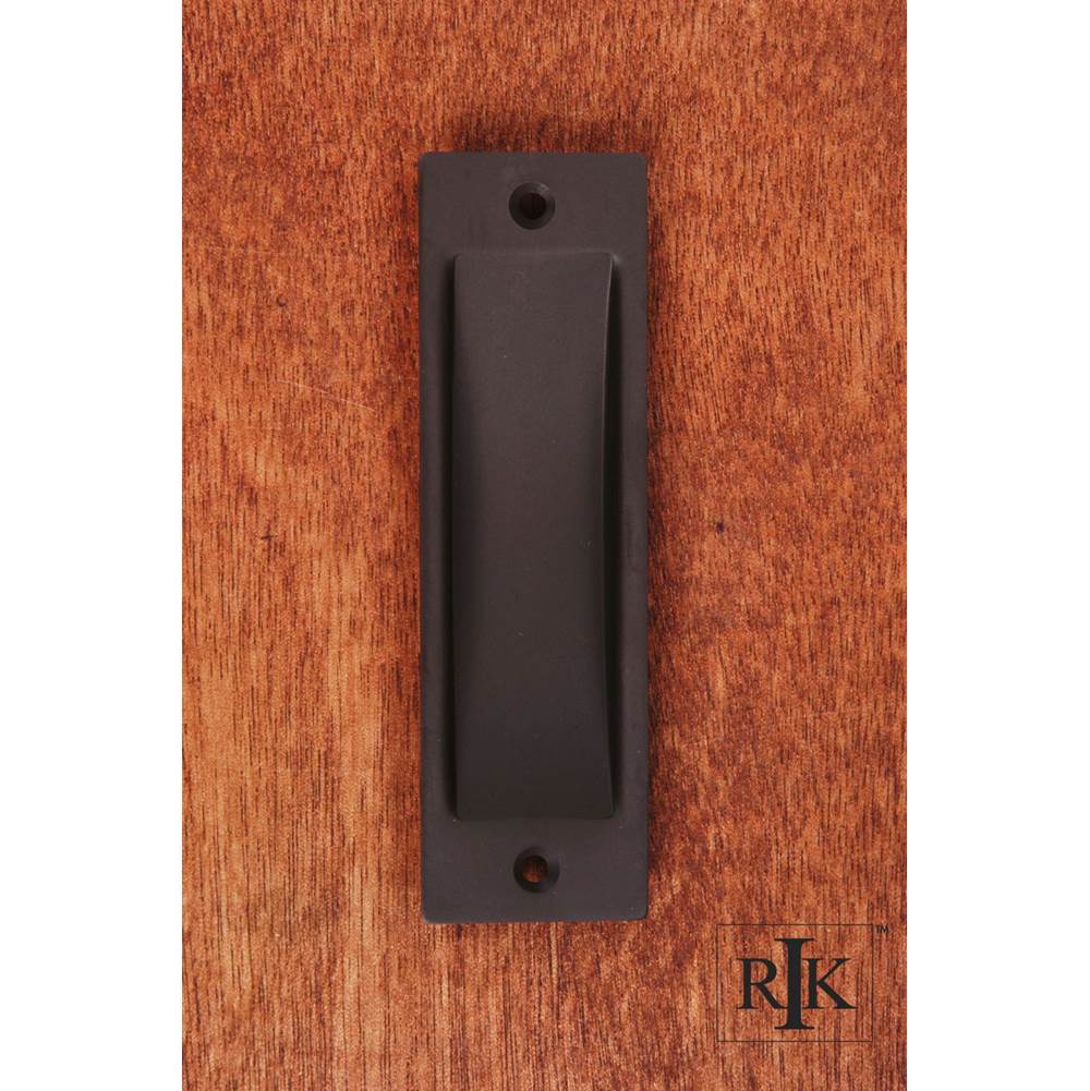 RK International - Thin Rectangle Flush Pull - Oil Rubbed Bronze