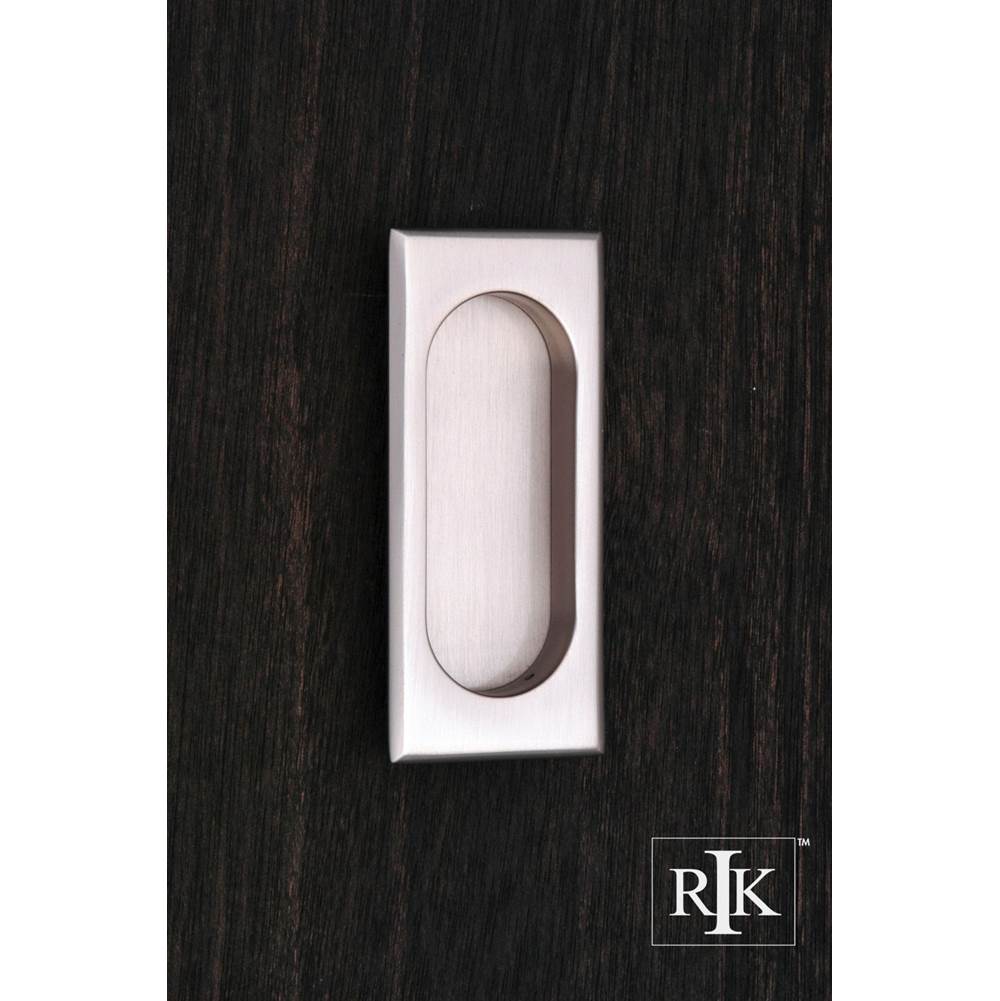 RK International - Thick Rectangle Flush Pull - Satin Nickel