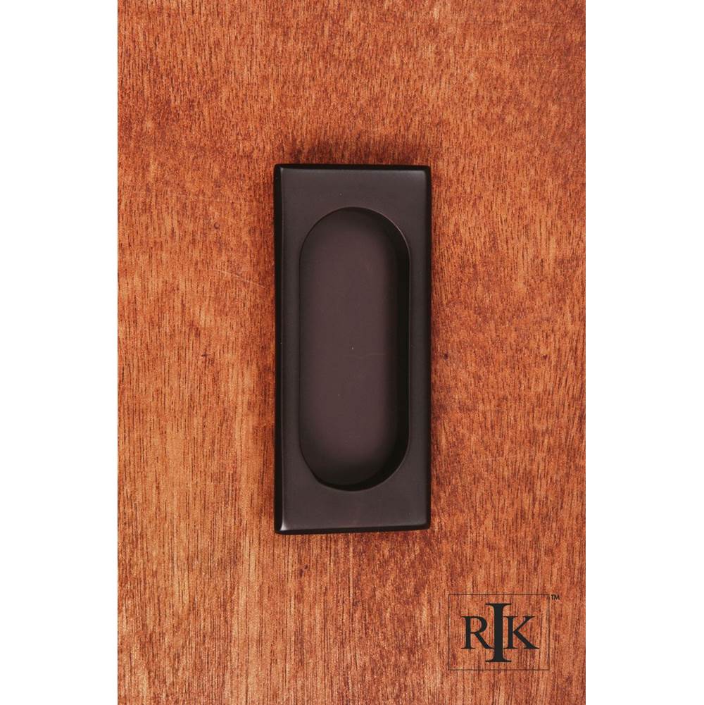RK International - Thick Rectangle Flush Pull - Oil Rubbed Bronze