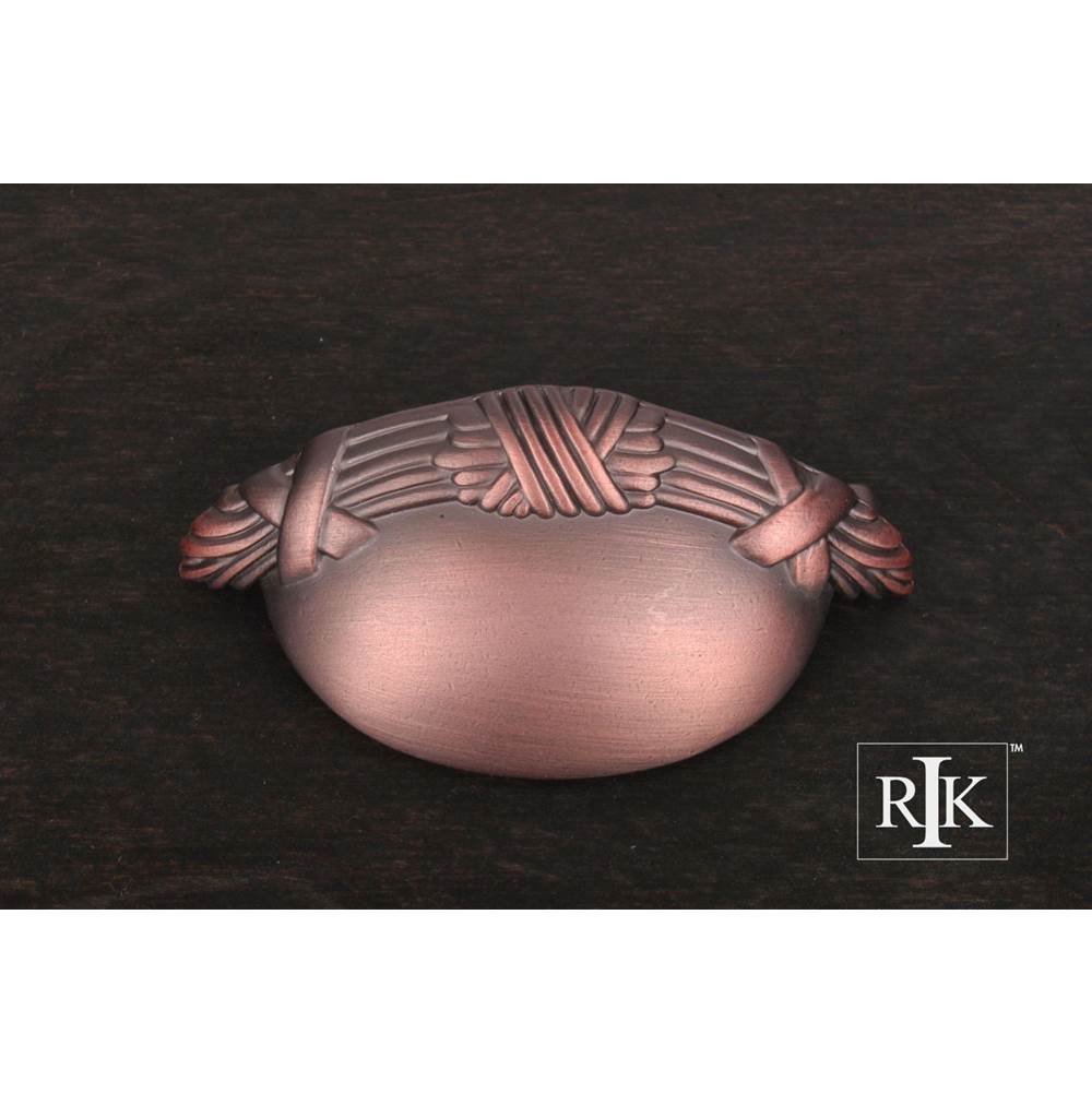 RK International - Lines and Crosses at Edge Cup Pull - Distressed Copper