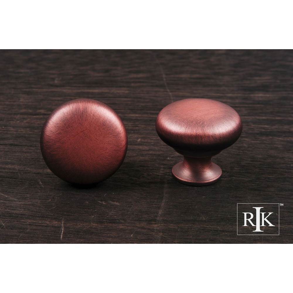 RK International - Thin Mushroom Knob - Distressed Copper