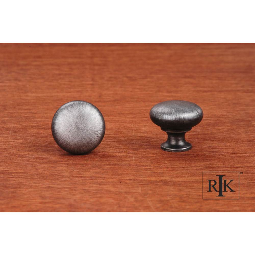 RK International - Thin Mushroom Knob - Distressed Nickel