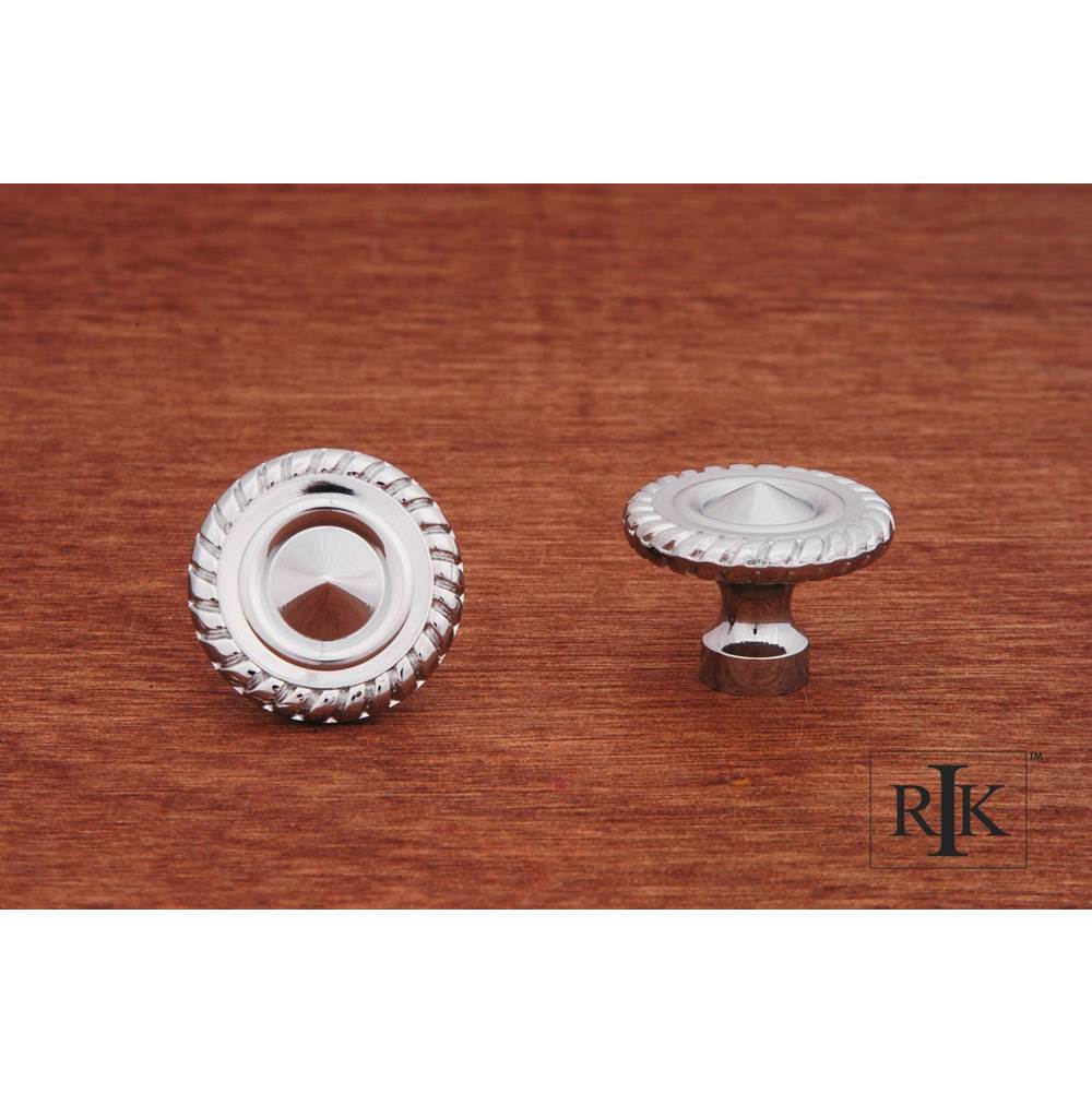 RK International - Rope at Edge Knob - Chrome