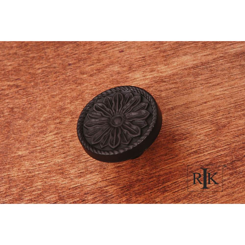 RK International - Flower Knob - Oil Rubbed Bronze