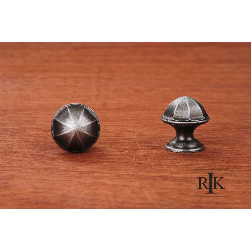 RK International - Contoured Dome Knob - Distressed Nickel