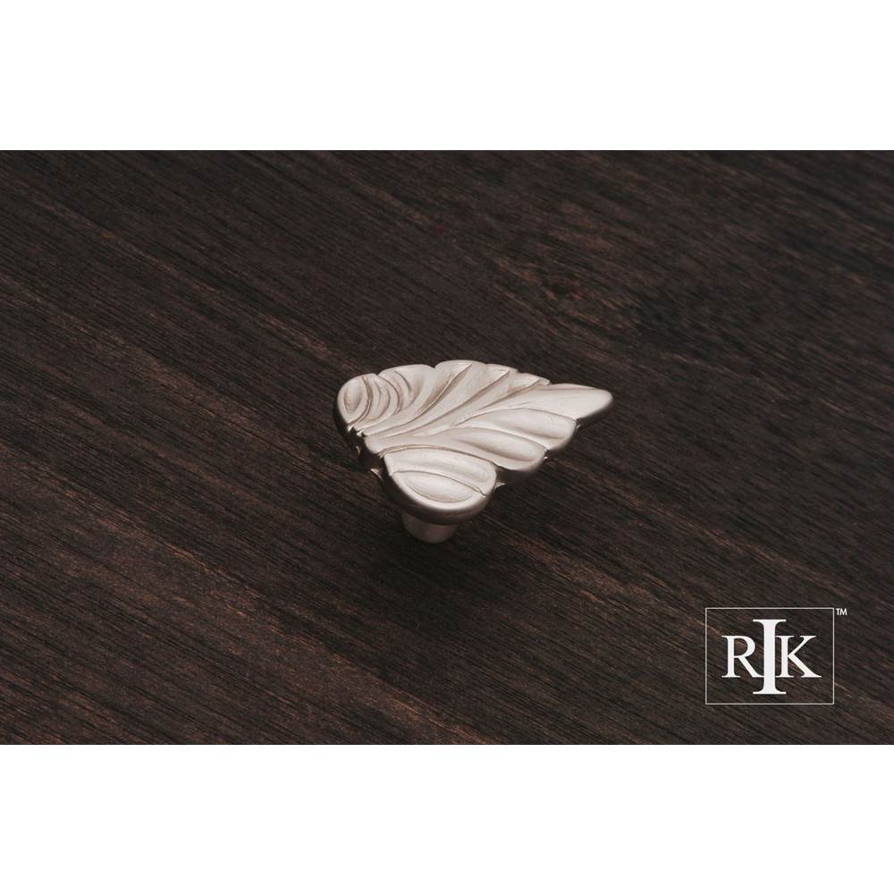 RK International - Leaf Knob - Satin Nickel