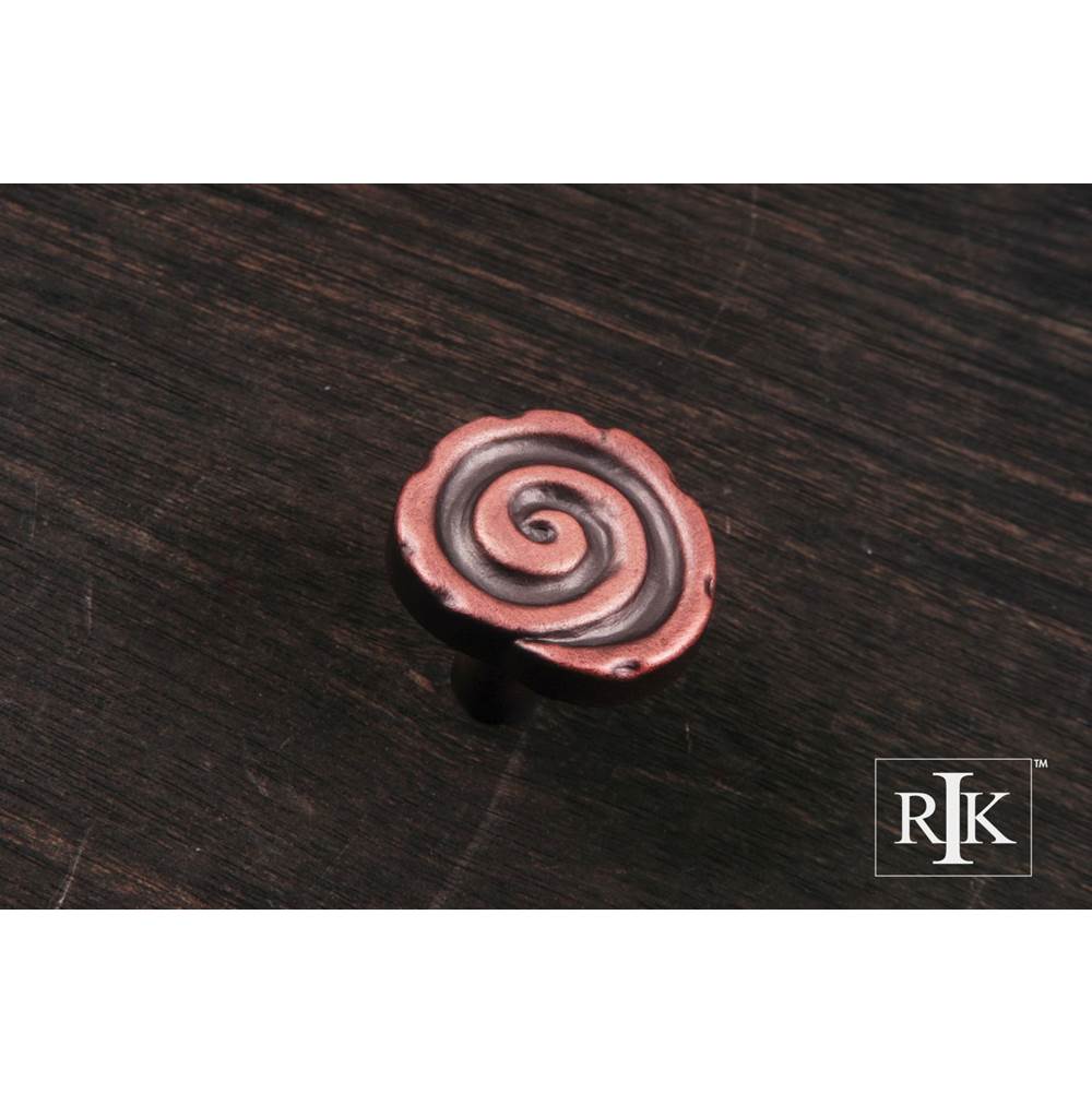 RK International - Swirl Knob - Distressed Copper