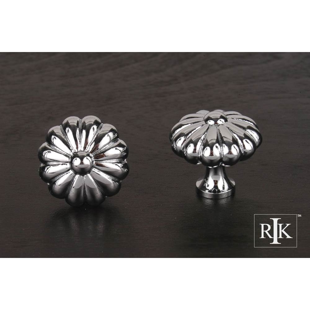 RK International - Large Melon Knob - Chrome