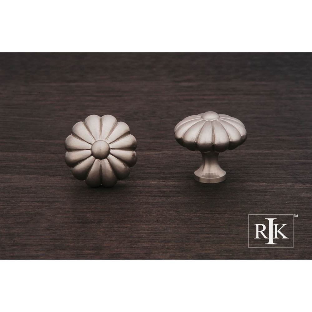 RK International - Large Melon Knob - Satin Nickel