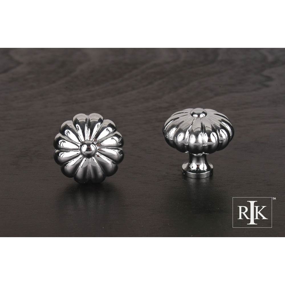 RK International - Small Melon Knob - Chrome