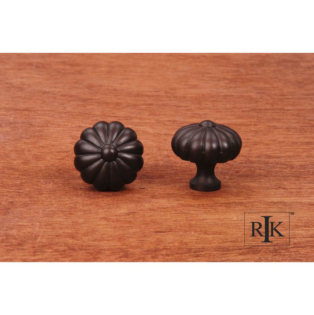 RK International - Small Melon Knob - Oil Rubbed Bronze