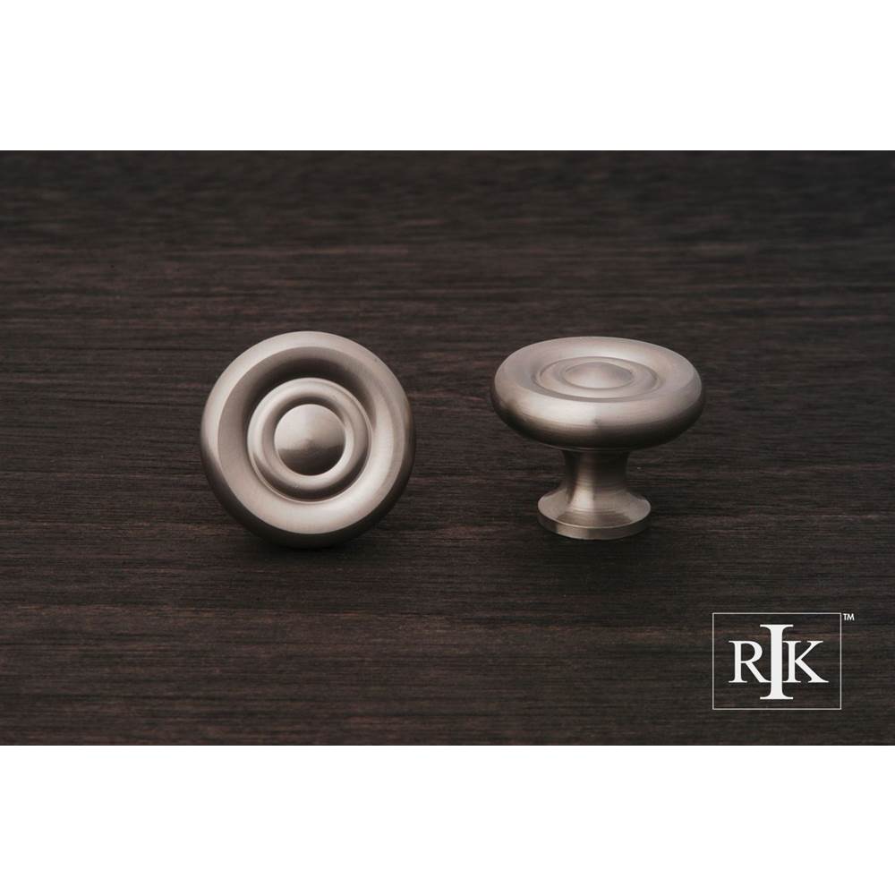 RK International - Small Solid Georgian Knob - Satin Nickel