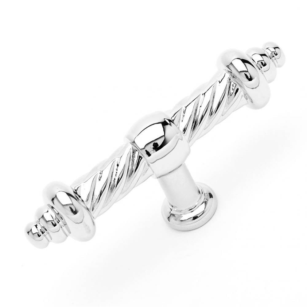 RK International - Large Twisted Knob - Polished Nickel