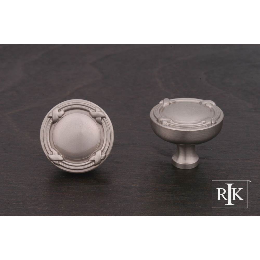 RK International - Lines and Crosses Knob - Satin Nickel