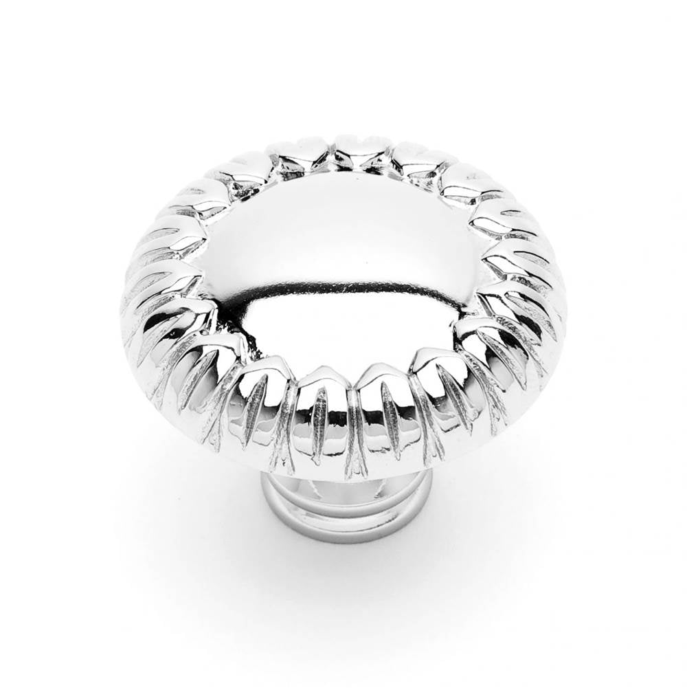 RK International - Large Petals at Edge Knob - Polished Nickel