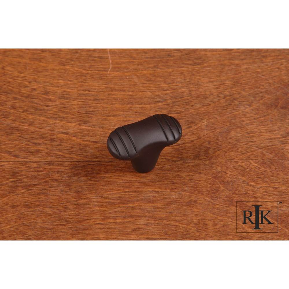 RK International - Large Ridges at Edge Knob - Oil Rubbed Bronze