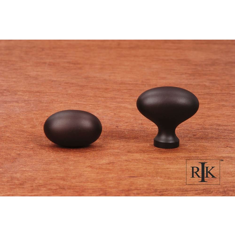RK International - Oval Knob - Oil Rubbed Bronze