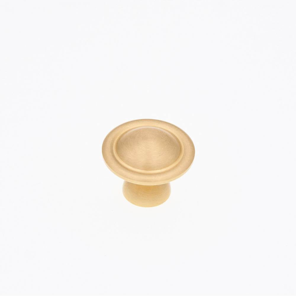 RK International - Small Smooth Dome Knob - Satin Brass
