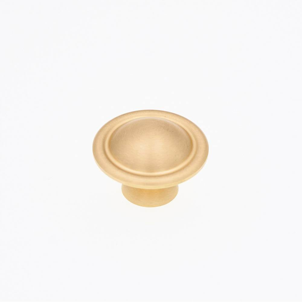 RK International - Large Smooth Dome Knob - Satin Brass