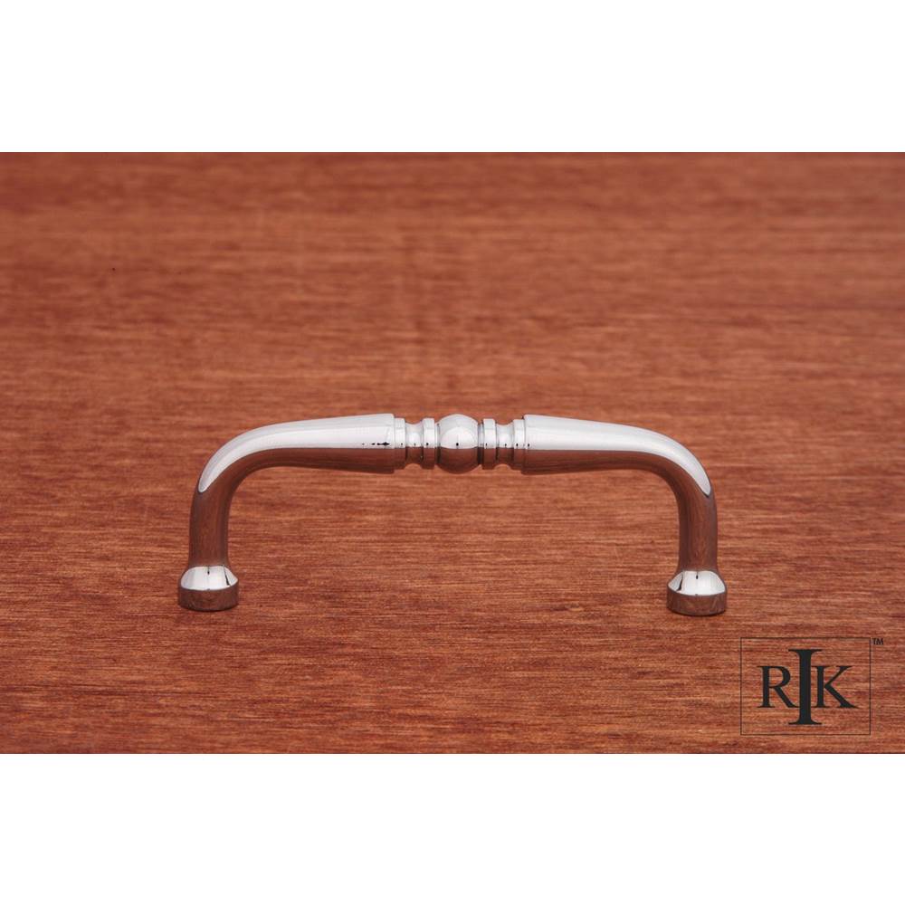 RK International - 3'' c/c Decorative Curved Pull - Chrome