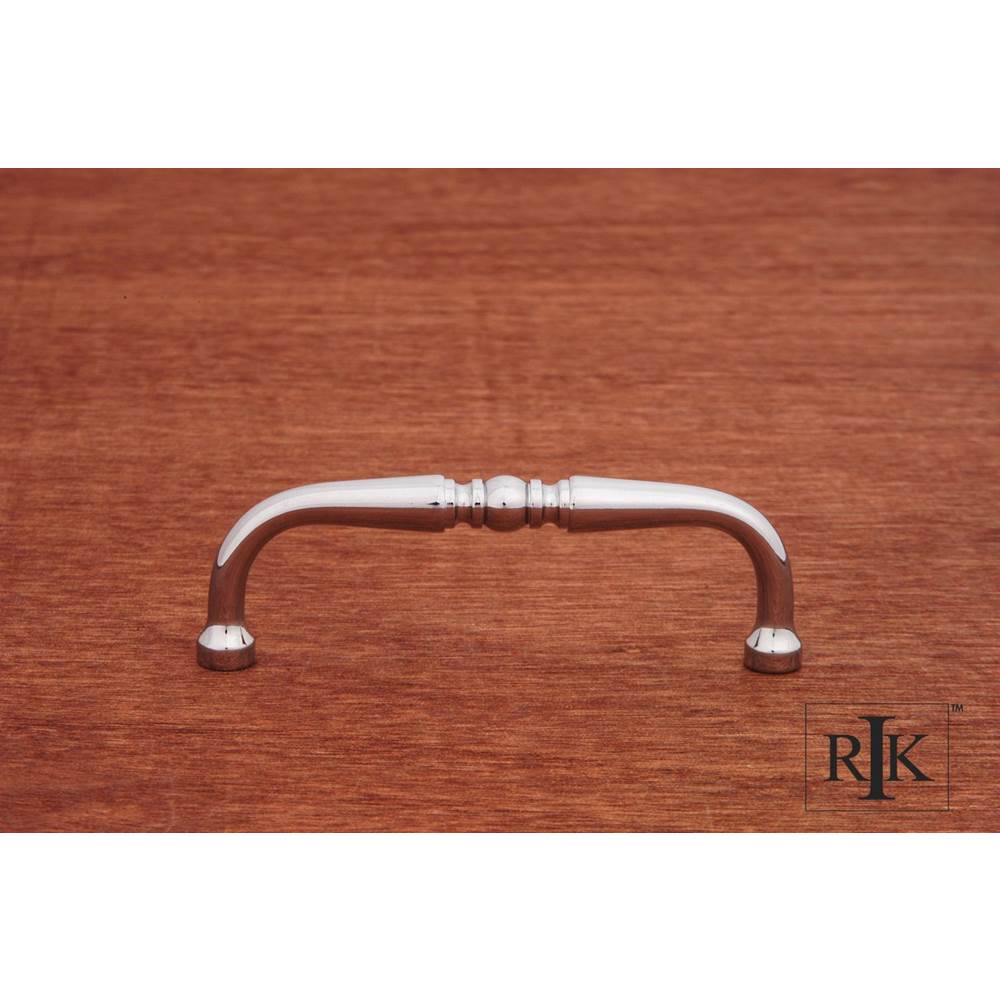 RK International - 3 1/2'' c/c Decorative Curved Pull - Chrome